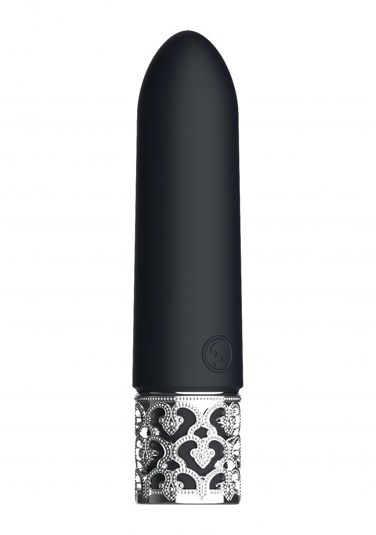 Royal Gems - Imperial - Silicone Rechargeable Bullet - Black
