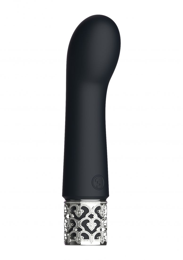 Royal Gems - Bijou - Silicone Rechargeable Bullet - Black