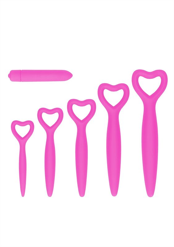 Ouch! - Silicone Vaginal Dilator Set - Pink