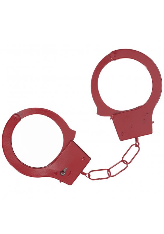 Ouch! - Classic Metal Handcuffs - Red