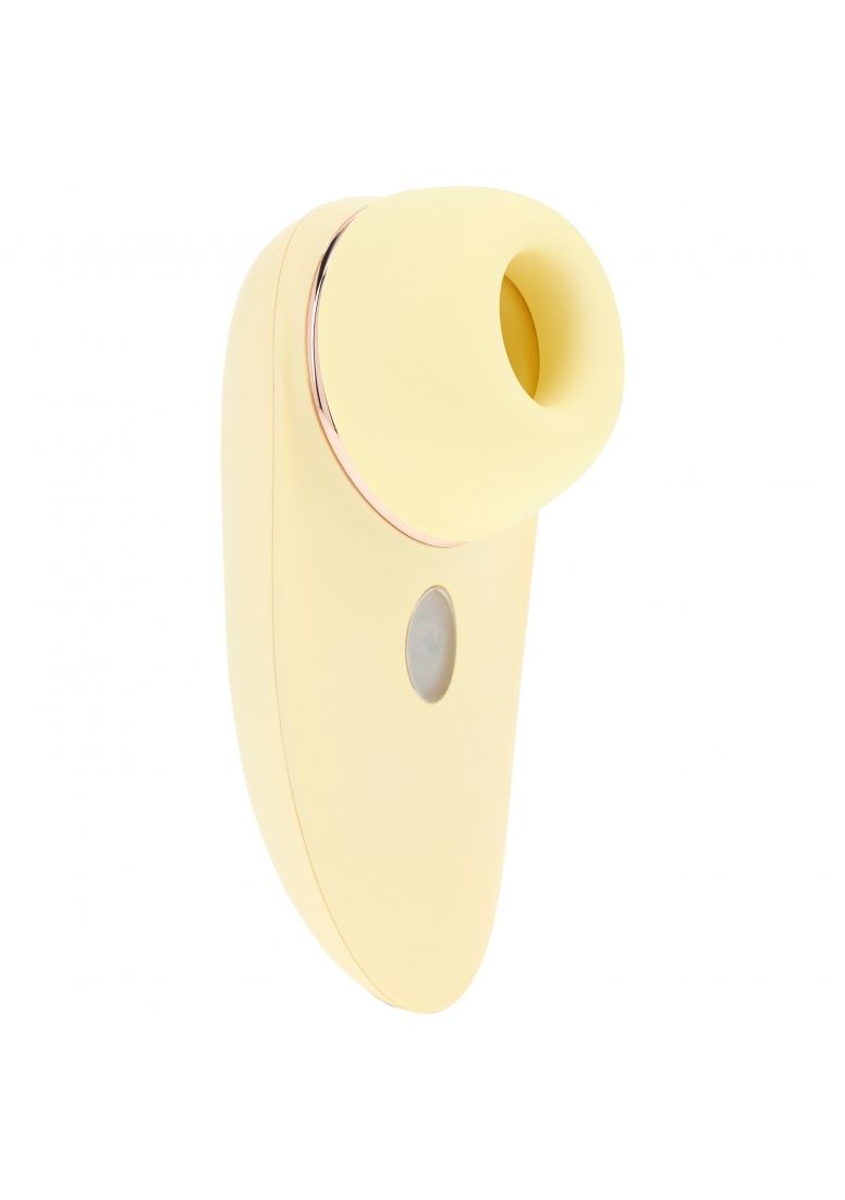 Loveline - Aurie - AirTapTech - Rechargeable Vibrator- 10 Function - Waterproof - Yellow