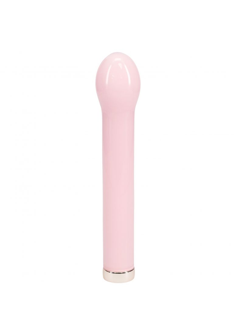 LoveLine - Glass - Celestia - Rechargeable - 10 Function - 6.3" Bulb Tip Vibrator - Pink