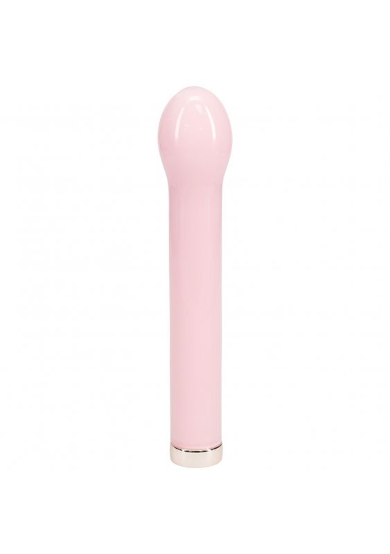 LoveLine - Glass - Celestia - Rechargeable - 10 Function - 6.3" Bulb Tip Vibrator - Pink