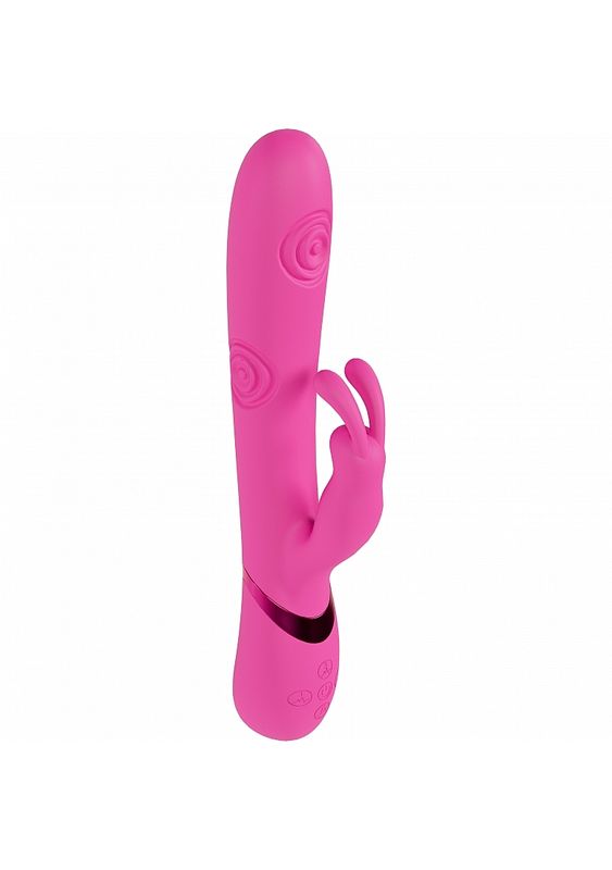 DOLCE VIVE - Mimi - Rechargeable Triple Motor - G-Spot Vibrating and Tapping Rabbit - Pink