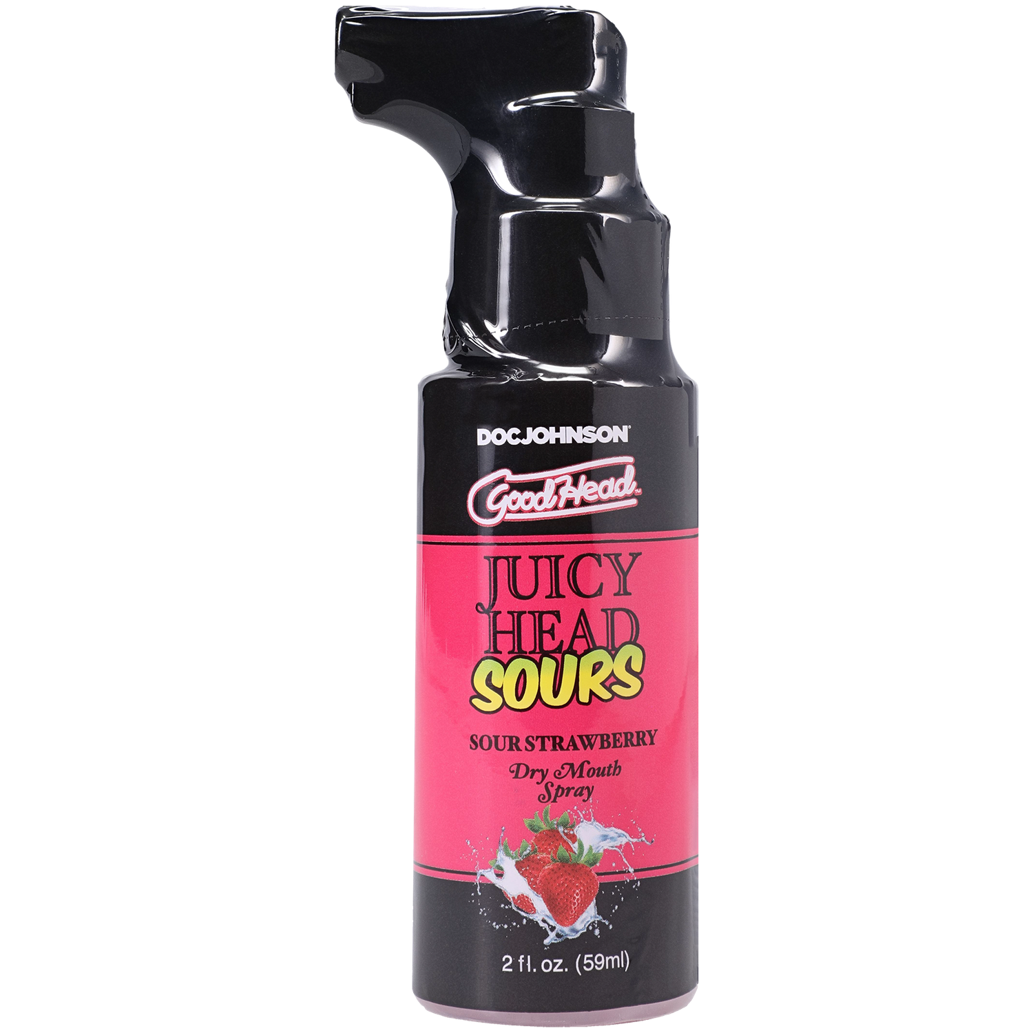 GoodHead - Juicy Head - Dry Mouth Spray - Sour Strawberry - 2 fl. oz.-