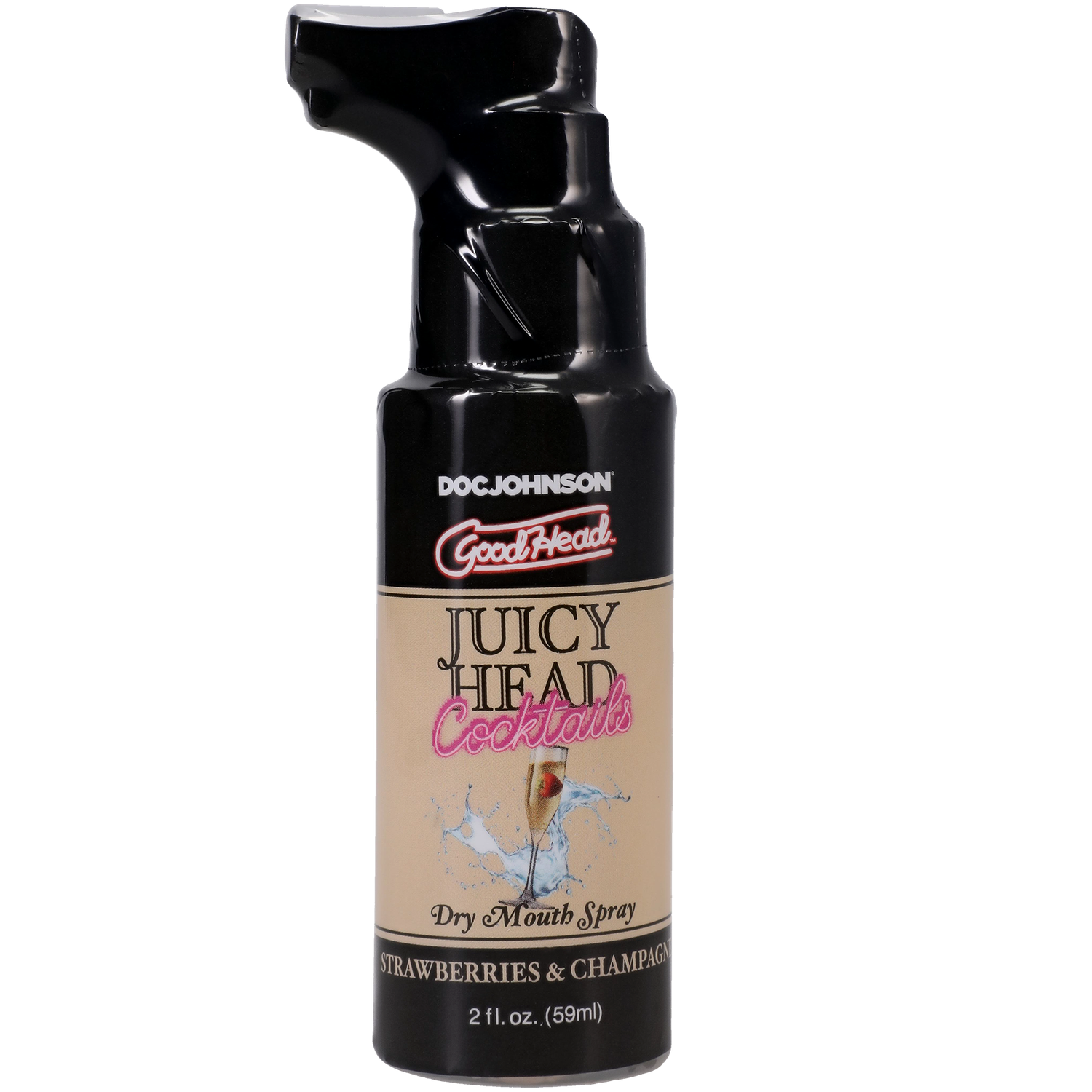 GoodHead - Juicy Head - Cocktails - Dry Mouth Spray - Strawberries &amp; Champagne - 2 fl. oz.-
