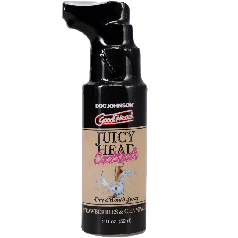 GoodHead - Juicy Head - Cocktails - Dry Mouth Spray - Strawberries &amp; Champagne - 2 fl. oz.-