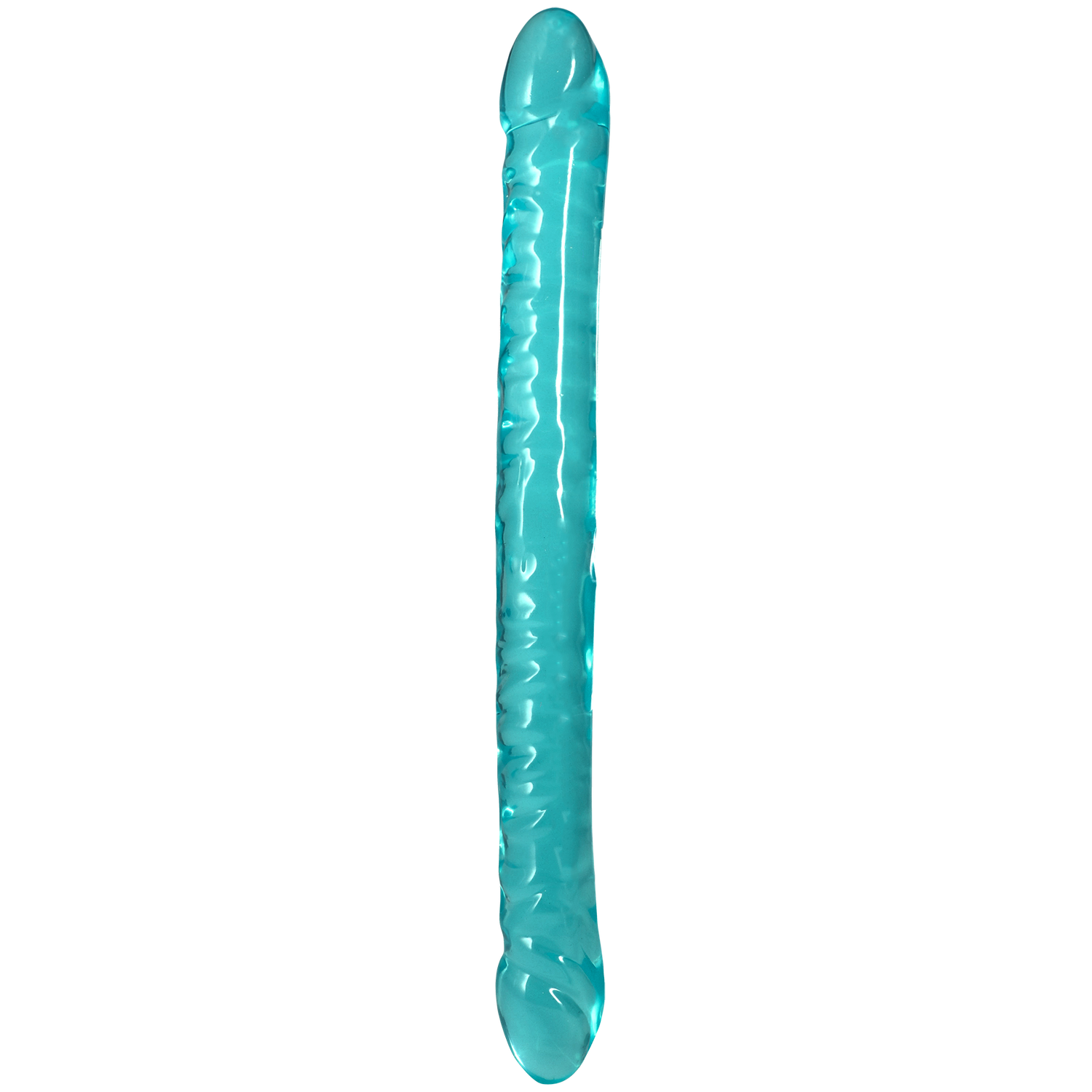 Crystal Jellies - 18 Inch Double Dong-Teal