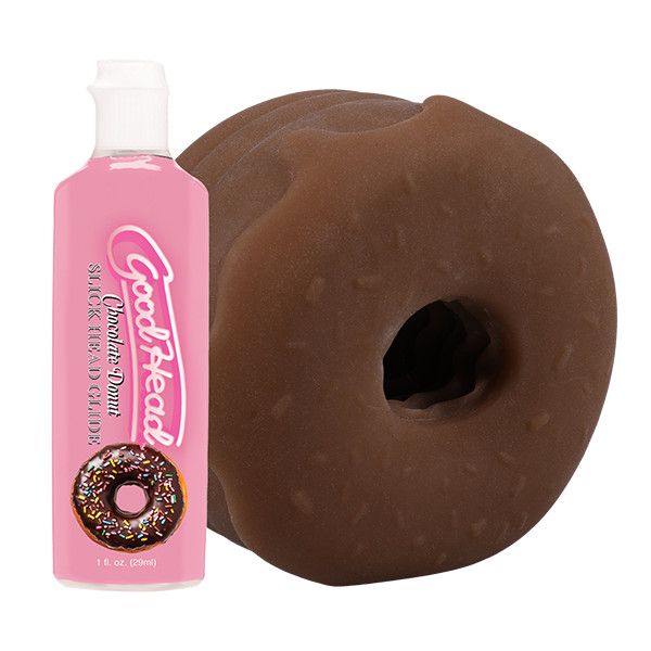 GoodHead - Chocolate Donut Blowjob Set-Chocolate