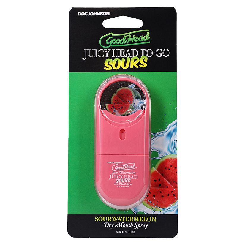 GoodHead - Juicy Head Dry Mouth Spray To-Go - Sour Watermelon - .30 fl. oz.-
