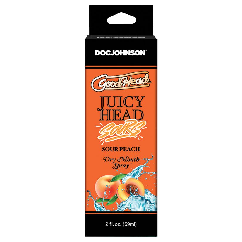 GoodHead - Juicy Head - Dry Mouth Spray - Sour Peach - 2 fl. oz.-