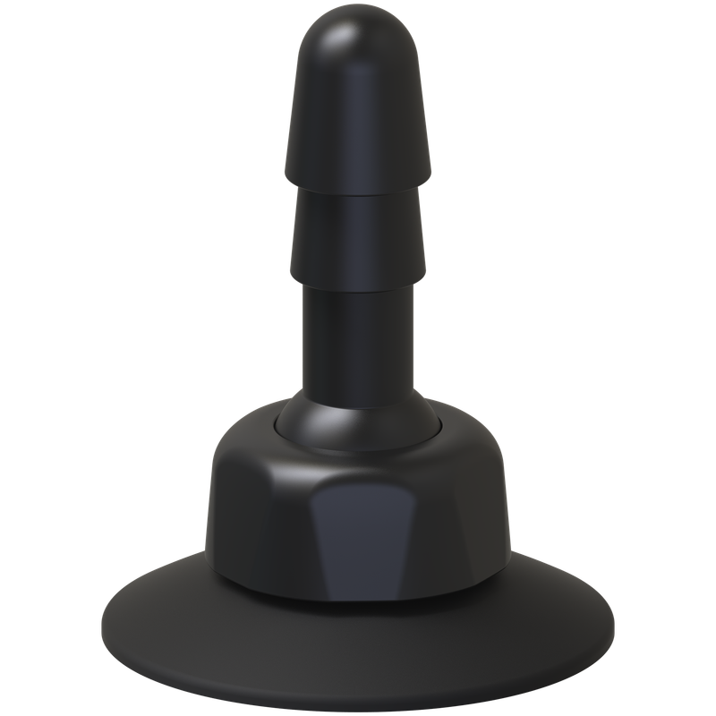 Vac-U-Lock - Deluxe 360Â° Swivel Suction Cup Plug-Black