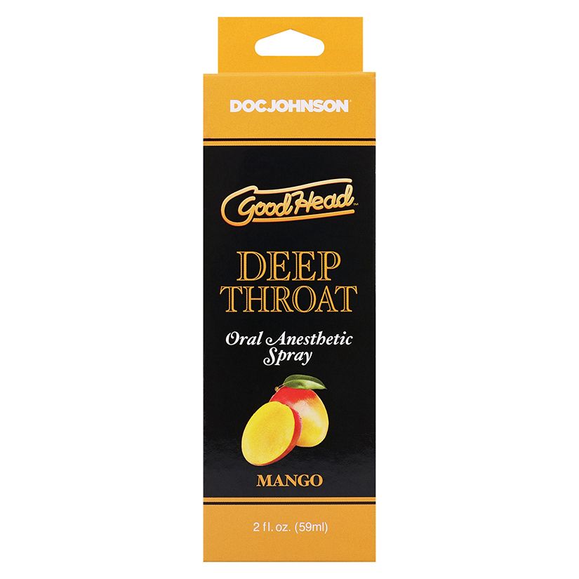 GoodHead - Deep Throat Spray - Mango - 2 fl. oz.-