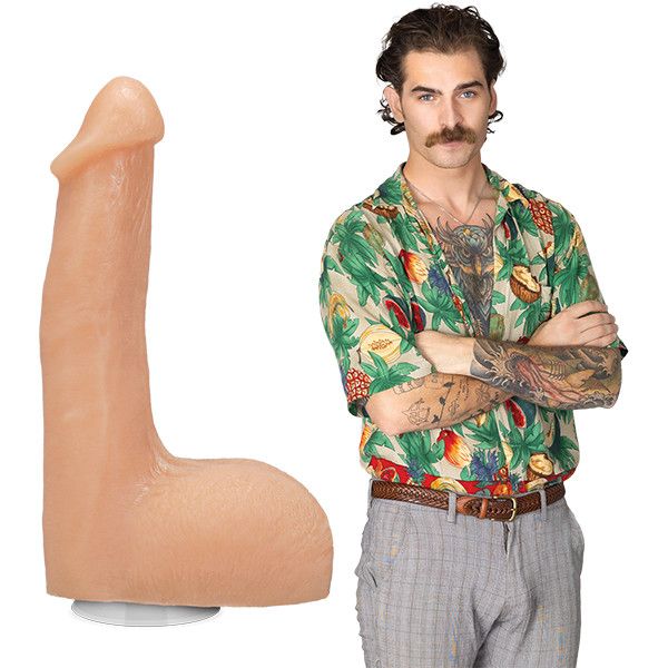 Signature Cocks - The Flesh Mechanic - 7.5 Inch ULTRASKYN Cock with Removable Vac-U-Lock Suction Cup-Vanilla