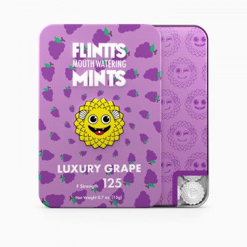 Flintts Mints Mouth Watering Oral Delights-  Luxury Grape