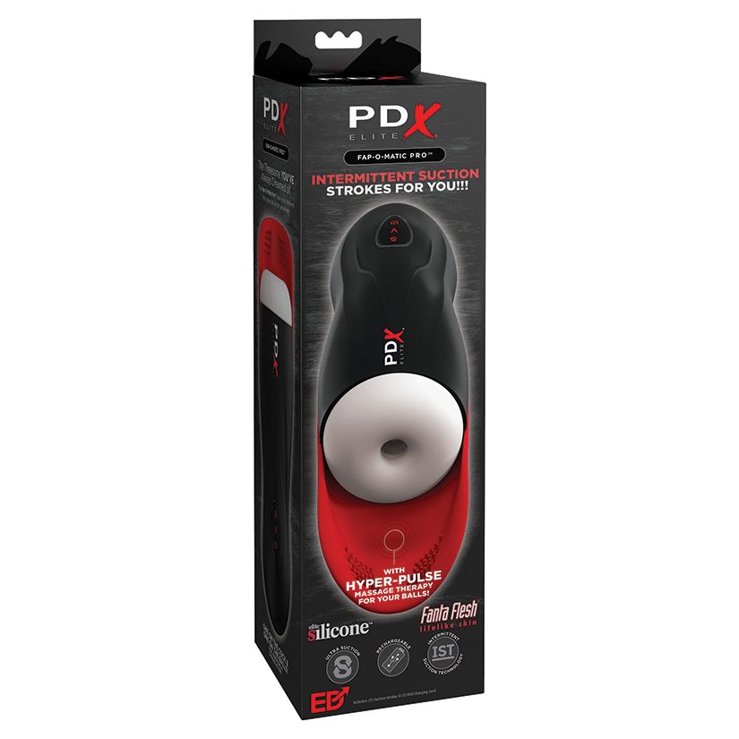 PDX Elite Fap-O-Matic Pro - White/Red