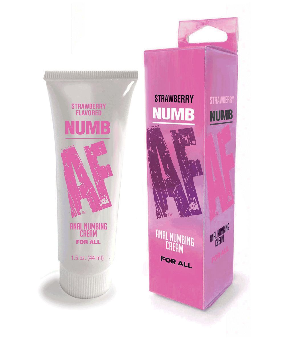 Numb AF Anal Numbing Flavored Cream - Strawberry