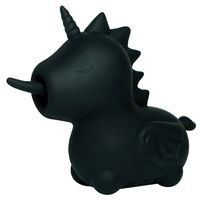 Unihorn Wild Spirit Rechargeable Silicone Clitoral Vibrator - Black