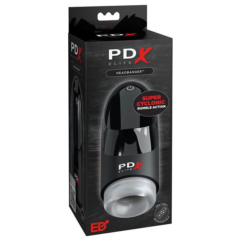 PDX Elite Hydrogasm - Clear/Black
