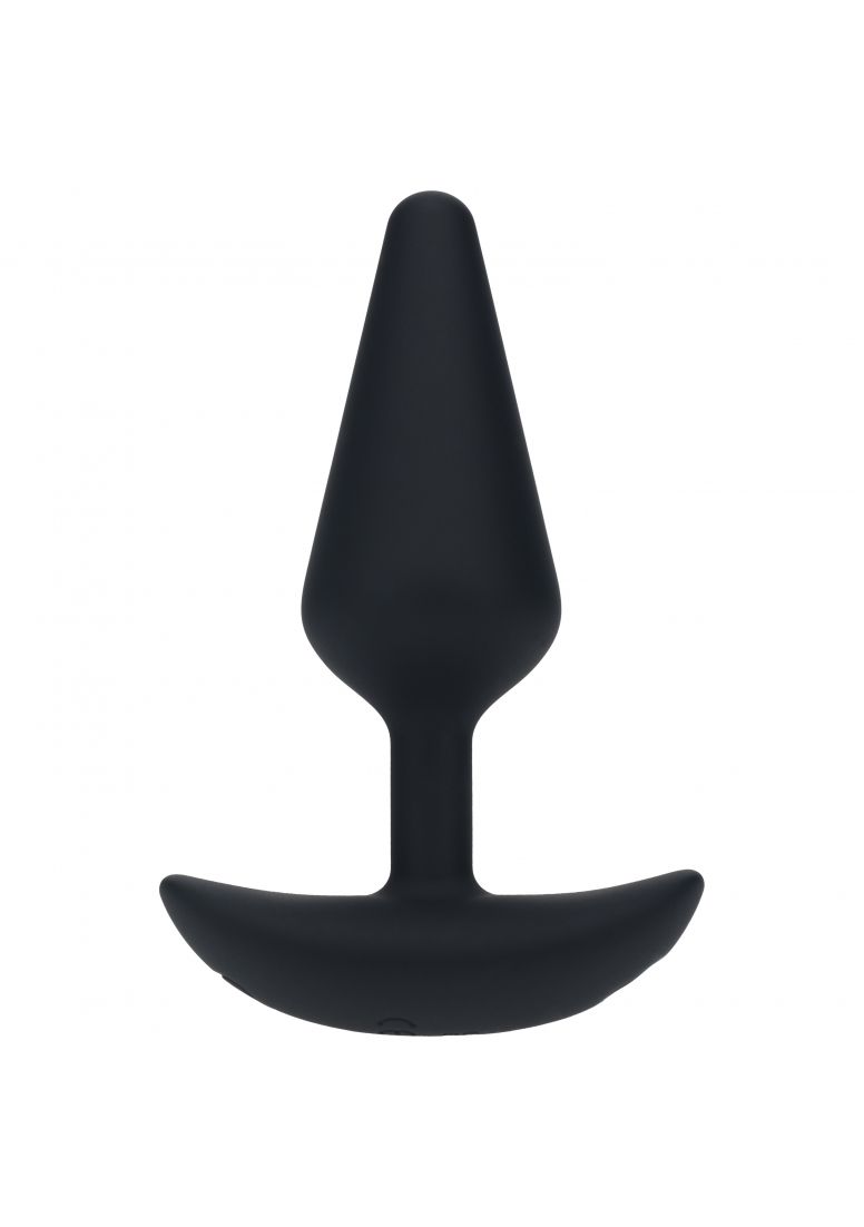 LEVELZ - Classic Vibrating Silicone Anal Plug - Medium - Black