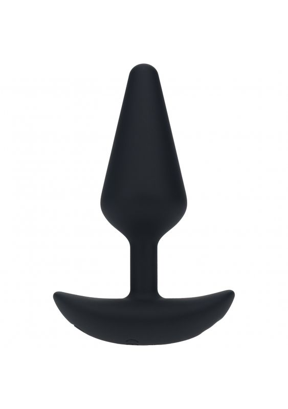 LEVELZ - Classic Vibrating Silicone Anal Plug - Medium - Black