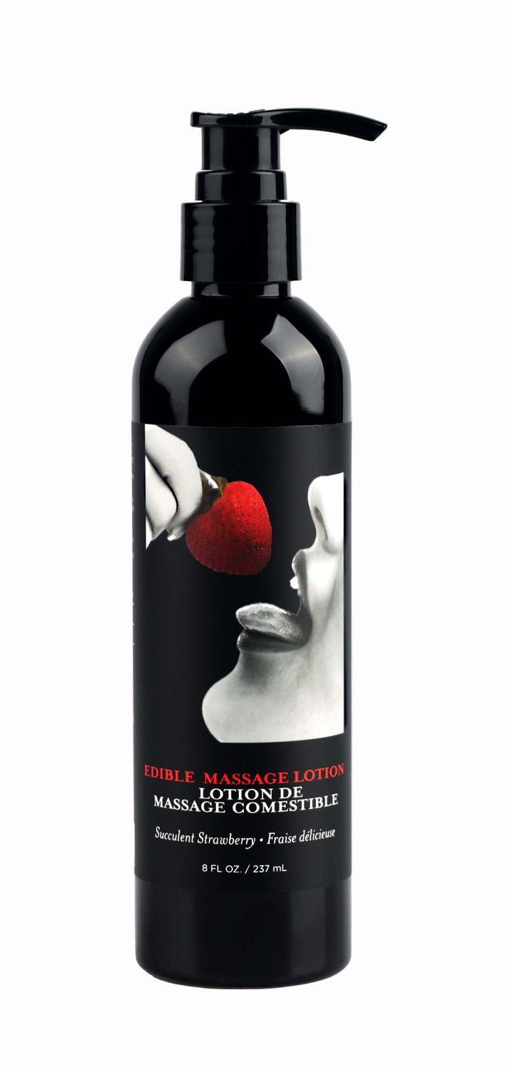 Eddible Massage Lotion Strawberry 8oz.
