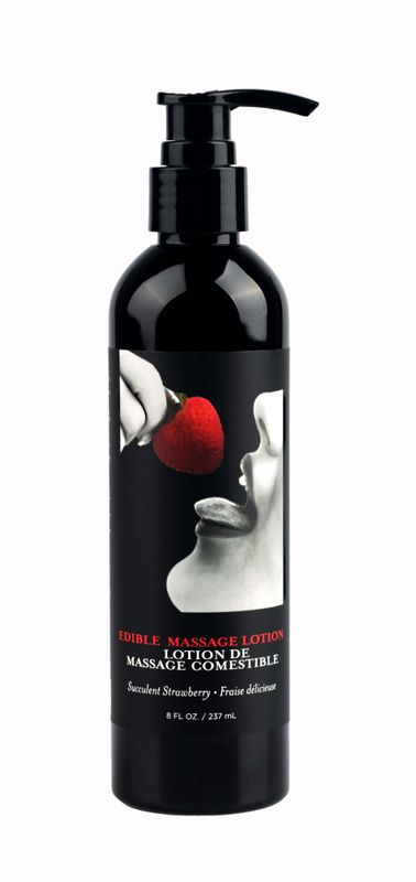Eddible Massage Lotion Strawberry 8oz.