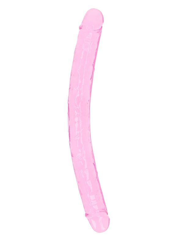 RealRock - Chrystal Clear - Double Dong - 13" - Pink