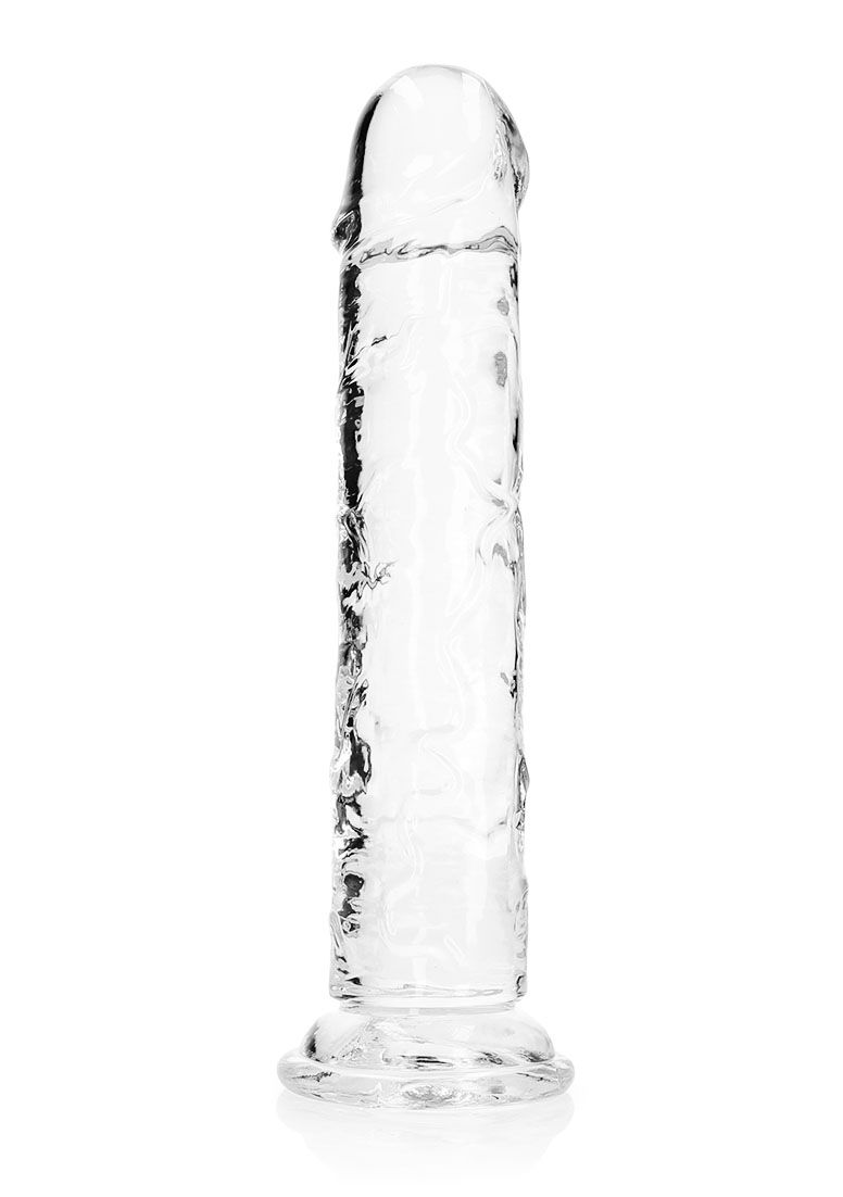 RealRock - Crystal Clear - Realistic Dildo without Balls - 11" - Transparent