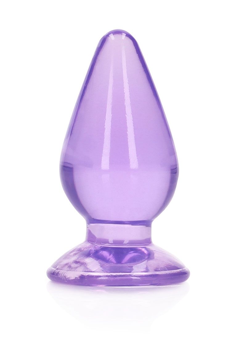 RealRock - Chrystal Clear - Anal Plug - 4.5" - Purple