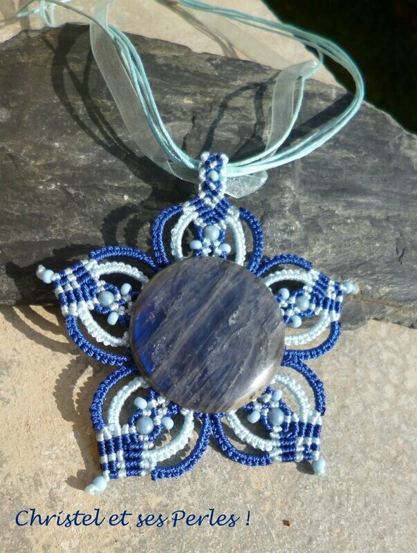 Pendentif DESERT SUN Labradorite bleue