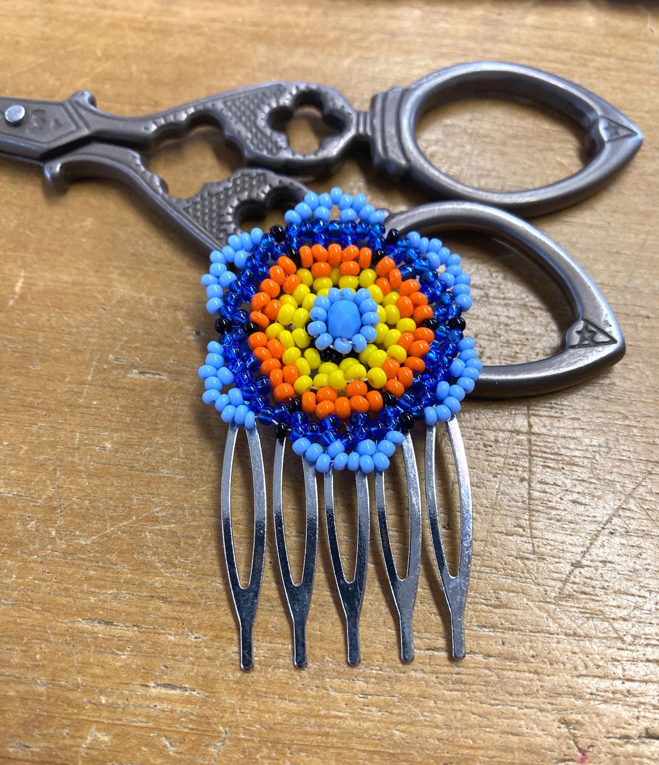 Barrette Fleur bleue Barrette Fleur bleue