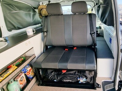 Campervan Van Bench Seats That Fold Into A Bed Sprinter Van Bench
