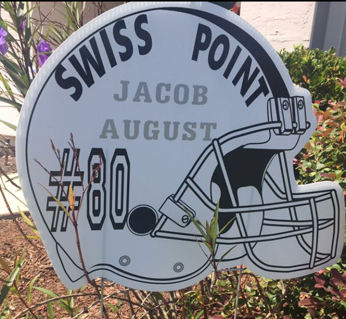 SAMPLE Helmet Sign