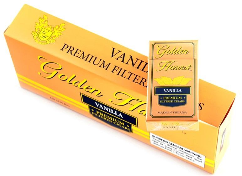 Golden Harvest Filtered Cigars Vanilla