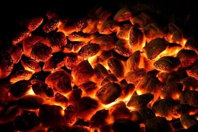 Glowing Burnwell Plus Briquettes
