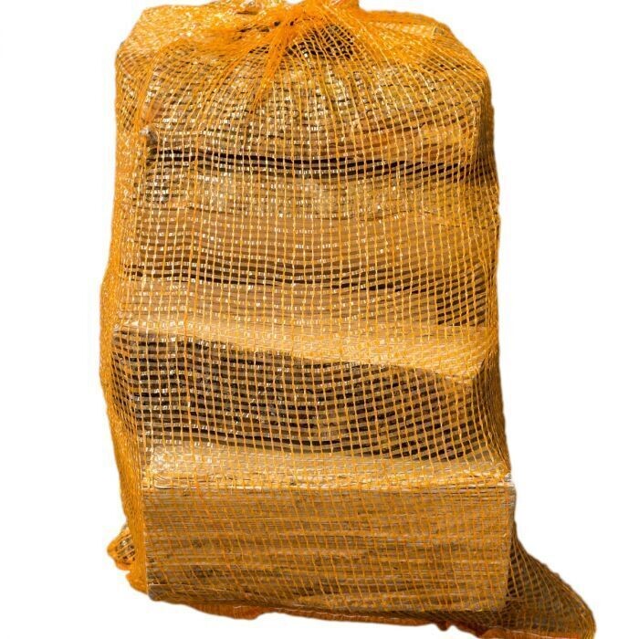 Large net of hardwood logs