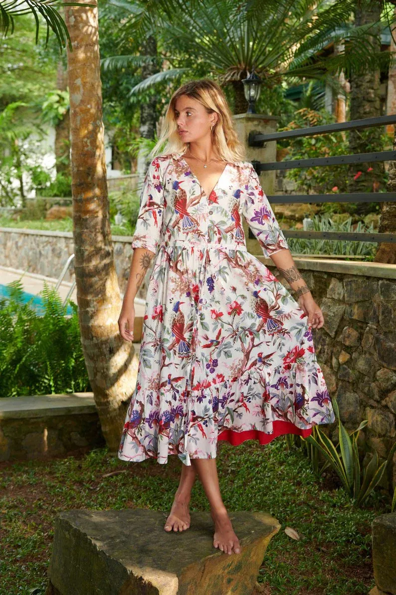 Midi Layered Dress