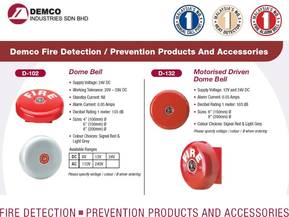 DEMCO Fire Alarm Bell