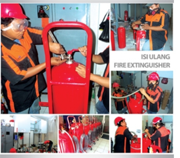 Refill / Isi Ulang Alat Pemadam Api 3.2 Kg CO2