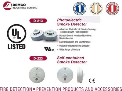 DEMCO Photoelectric Smoke Detector