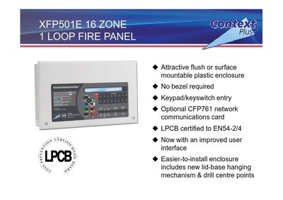 Context Plus Addressable 1 loop panel 32 Zone Fire Alarm Control Panel