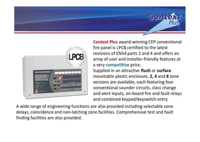 C-TEC CFP Conventional Fire Alarm Control Panel 4 Zone