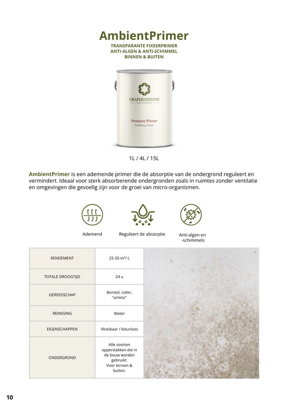 AmbientPrimer transparant 1L (binnen & buiten)