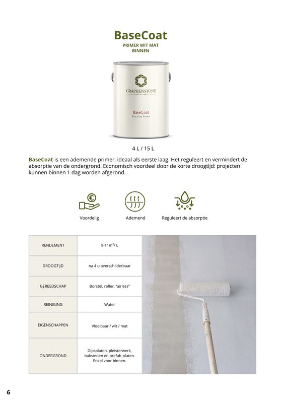 BaseCoat primer 4 Liter (binnen)