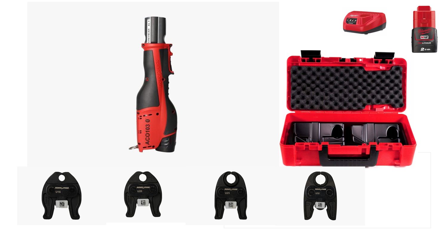 Zestaw ACO103 + Szczęki U 16/20/25/32