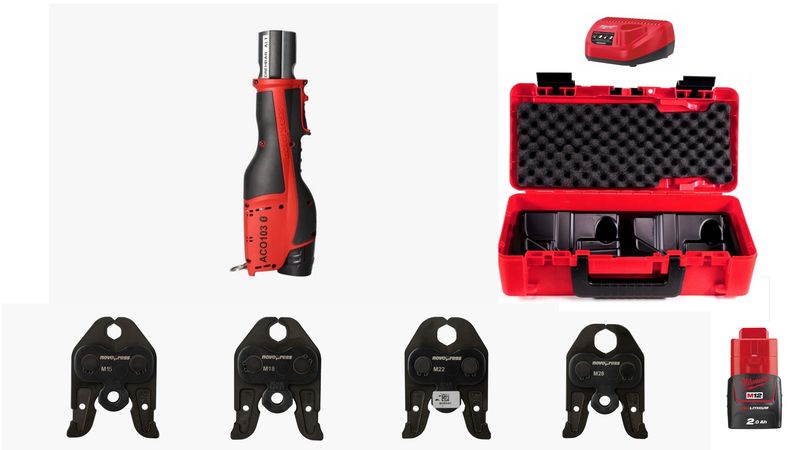 Zestaw ACO103+Szczęki M15/18/22/28