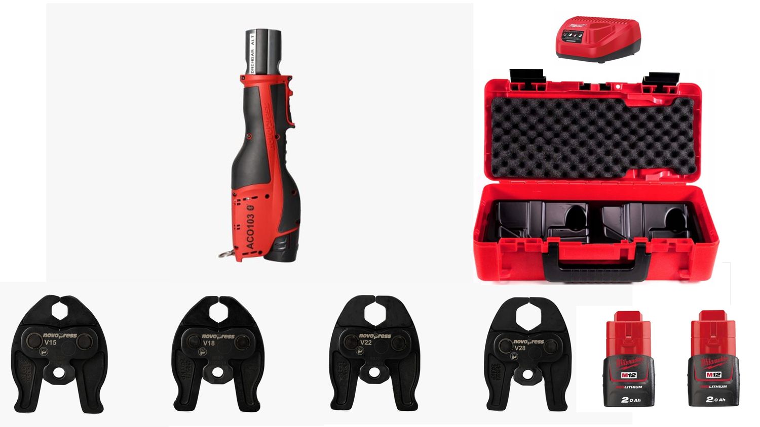 Zestaw ACO103 + Szczęki V15/18/22/28
