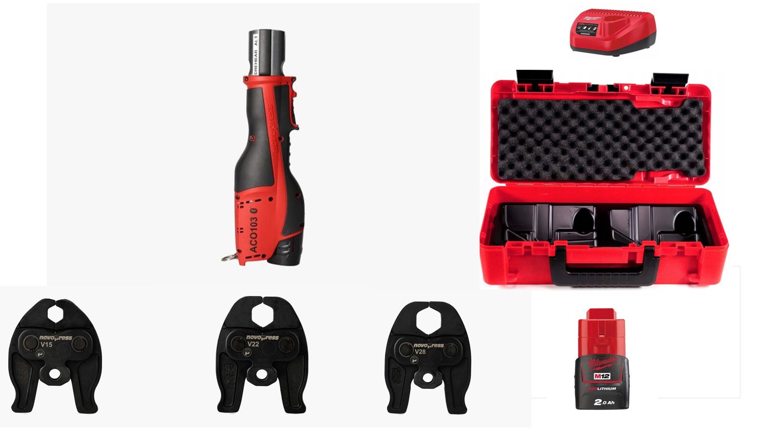 Zestaw ACO103 + Szczęki V15/22/28