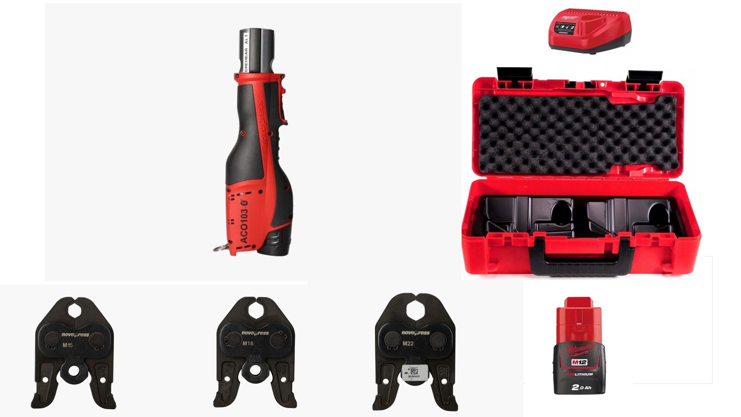 Zestaw ACO103+Szczęki M15/18/22